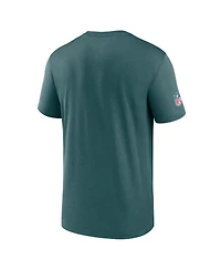 Nike Men's Teal Philadelphia Eagles Sideline Legend Small Logo Dri-fit T-Shirt