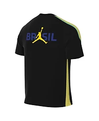 Jordan Men's Black Brazil National Team Dri-fit Drill Top