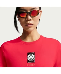 Nike Women's Red South Korea National Team Crest T-Shirt