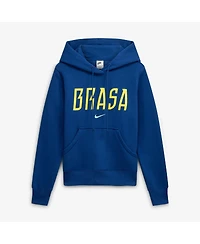 Nike Women's Blue Brazil National Team Phoenix Fleece Hoodie