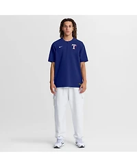 Nike Men's Royal Texas Rangers Authentic Collection Dri-fit Quarter-Zip Windshirt