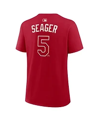Nike Women's Corey Seager Red Texas Rangers 2026 City Connect Name Number T-Shirt
