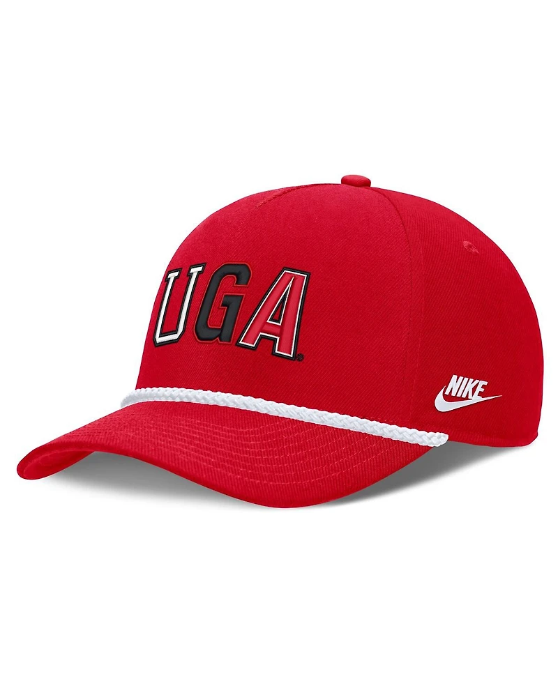 Nike Men's and Women's Red Georgia Bulldogs 2026 Basketball Refresh 5-Panel Rope Rise Hat