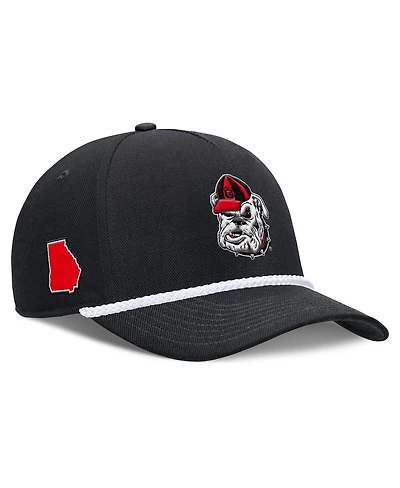 Nike Men's and Women's Georgia Bulldogs 2026 Basketball Refresh 5-Panel Rope Rise Hat