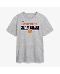 Nike Men's Heather Gray San Diego Padres 2026 City Connect Stacked Team Phrase T-Shirt