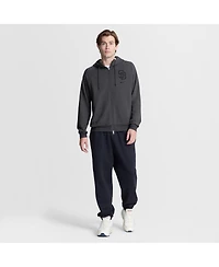 Nike Men's Anthracite San Diego Padres Authentic Collection Player Raglan Dri-fit Full-Zip Hoodie
