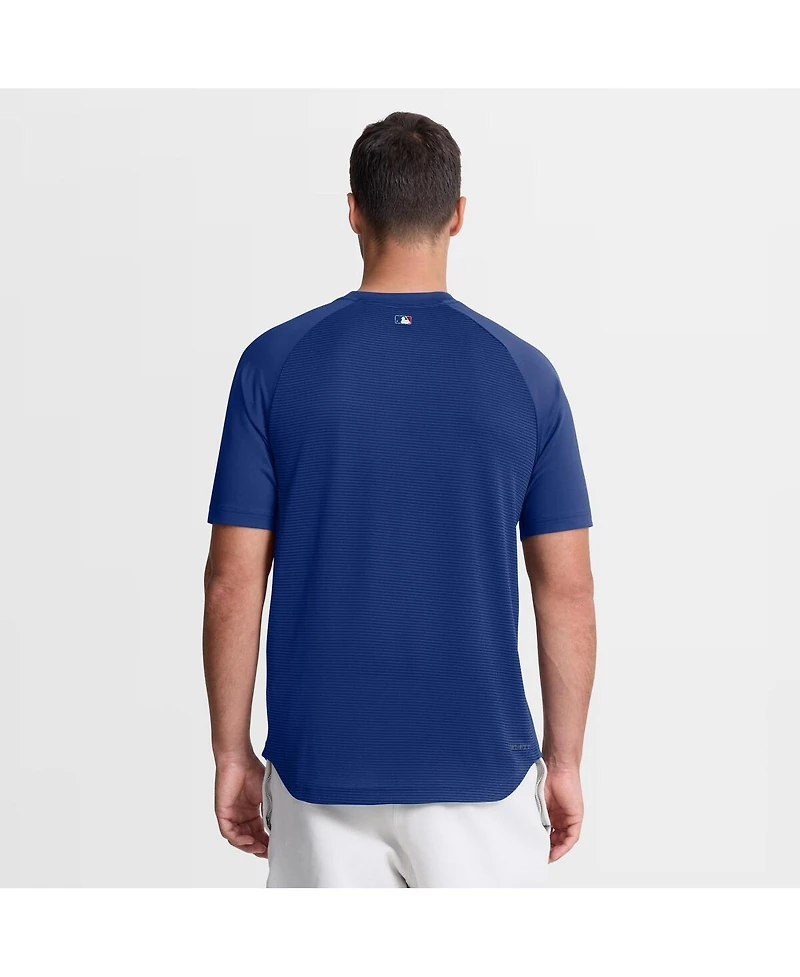 Nike Men's Royal Chicago Cubs Authentic Collection Batting Practice Pre-Game Raglan Dri-fit T-Shirt