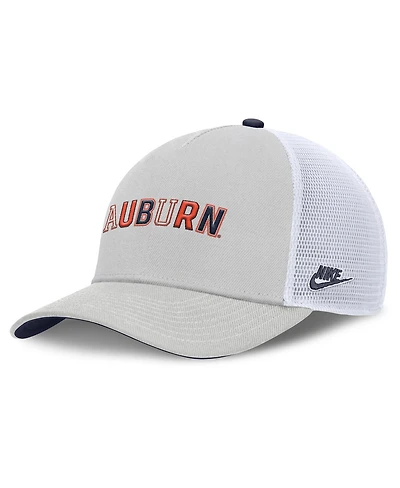 Nike Men's and Women's Gray Auburn Tigers 2026 Basketball Refresh 5-Panel Rise Trucker Hat