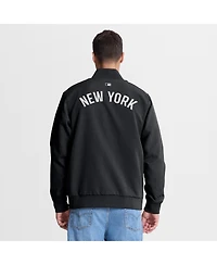 Nike Men's Black New York Yankees Authentic Collection Dugout Relaxed Full-Zip Bomber Jacket