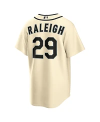 Nike Men's Cal Raleigh Cream Seattle Mariners Alternate Replica Jersey