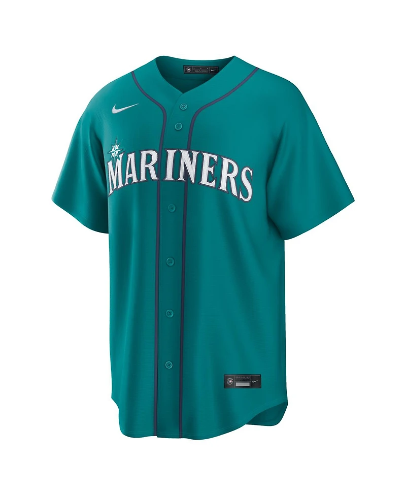 Nike Men's Cal Raleigh Teal Seattle Mariners Alternate Replica Jersey