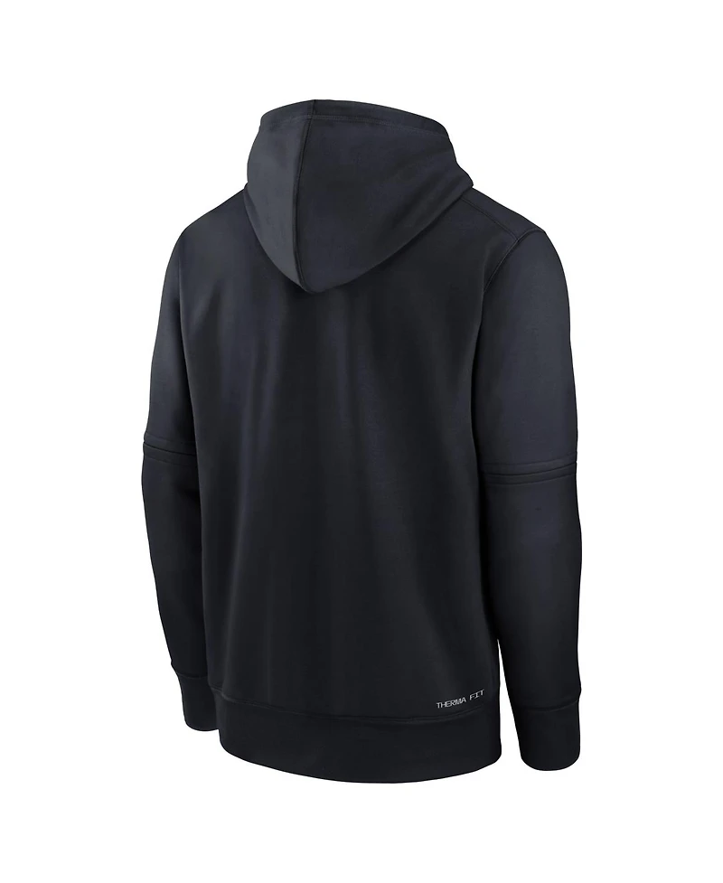Nike Men's Navy Minnesota Twins Authentic Collection Therma-fit Hoodie