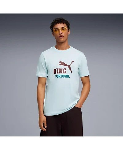 Puma Men's Mint Portugal National Team King Logo T-Shirt