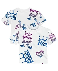 Outerstuff Toddler White Kansas City Royals 2026 Connect Game Day T-Shirt