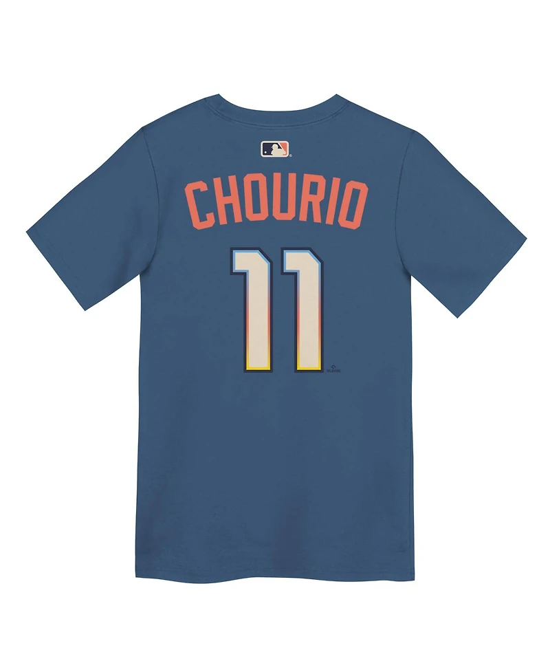 Nike Preschool Jackson Chourio Gray Milwaukee Brewers 2026 City Connect Name Number T-Shirt