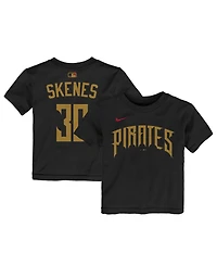 Nike Toddler Paul Skenes Black Pittsburgh Pirates 2026 City Connect Name Number T-Shirt