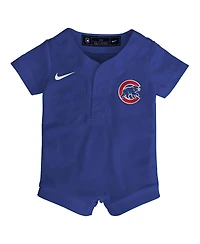 Nike Baby Boys and Girls Royal Chicago Cubs Alternate Replica Romper Jersey