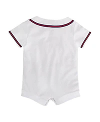 Nike Baby Boys and Girls White Atlanta Braves Home Replica Romper Jersey