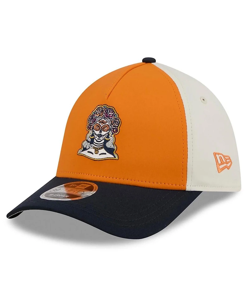 New Era Men's Orange/Navy San Diego Padres 2026 City Connect M-Crown A-Frame 39THIRTY Flex Hat