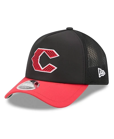 New Era Men's Black/Red Cincinnati Reds 2026 City Connect Apex 9FORTY Adjustable Hat