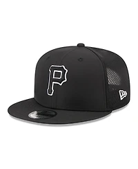 New Era Men's Black Pittsburgh Pirates 2026 Batting Practice 9FIFTY Snapback Hat