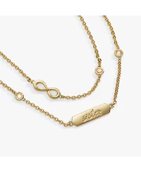 Alex and Ani Sister Infinity Chain Double Strand Bracelet