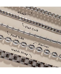 Alex and Ani Tube Bead and Crystal Chain Bracelet