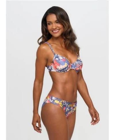 Tropical Print Underwire Bikini Top Bottom