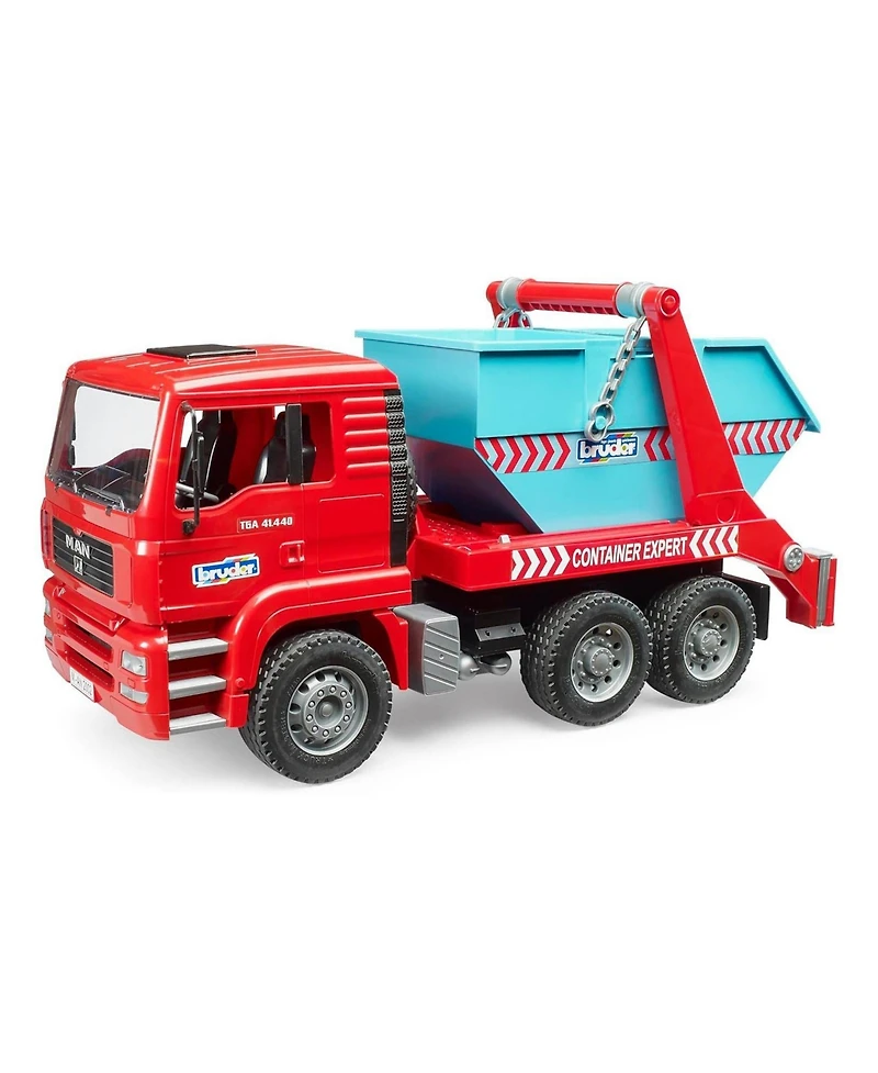 Bruder 1/16 Man Tga Skip Loader Container Truck