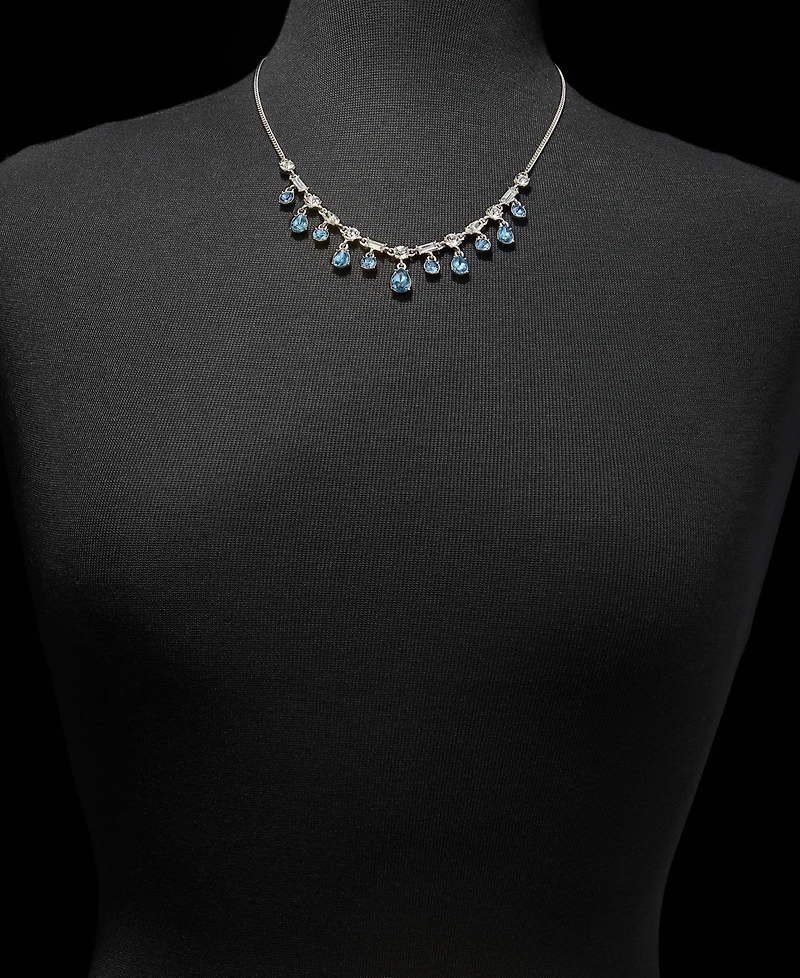 Givenchy Crystal Shaky Statement Necklace, 16" + 3" extender