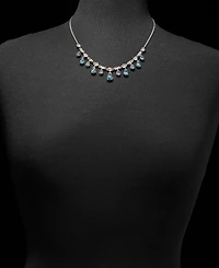 Givenchy Crystal Shaky Statement Necklace, 16" + 3" extender