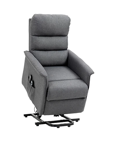 Boyel Living Electric Power Lift Recliner Chair for Elderly Fabric Chair with Remote Control
