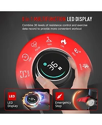 Harison Semi-Commercial Exercise Bike, 400 lbs Capacity, Magnetic with Bluetooth (Hrm-X8F )