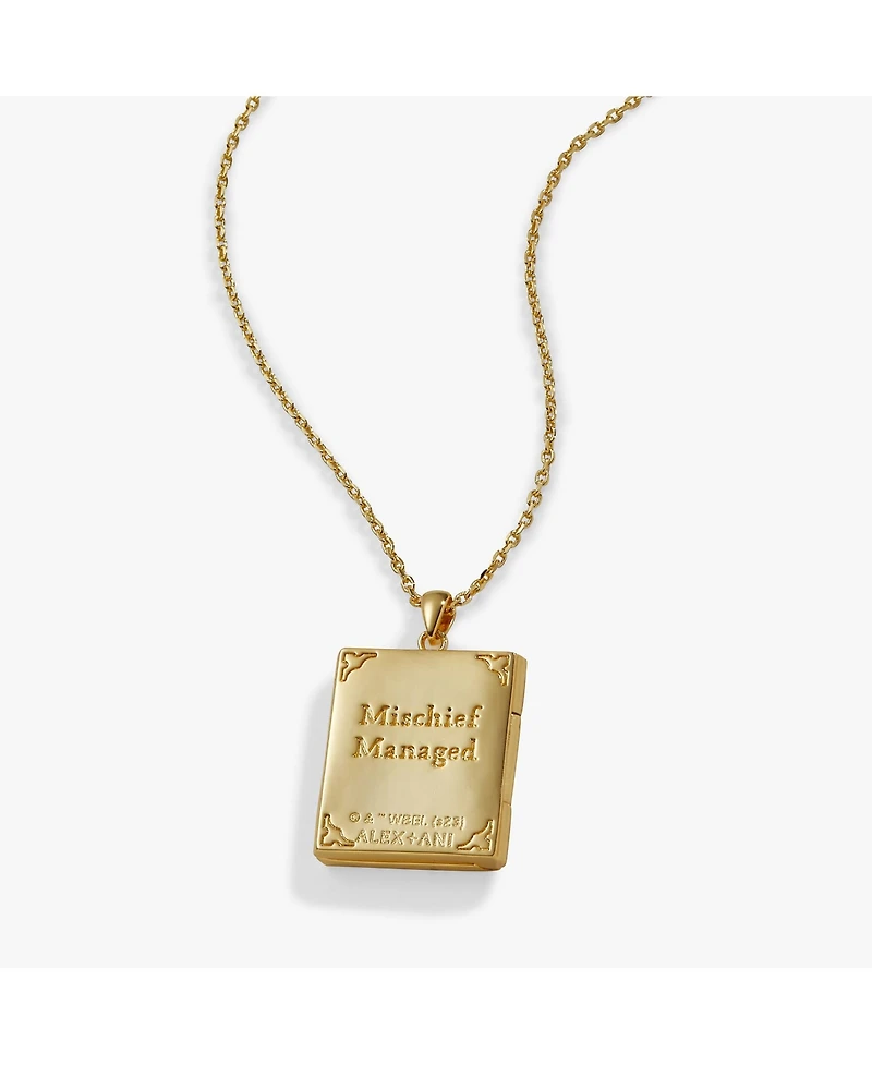 Alex and Ani Harry Potter Mischief Managed Locket Necklace
