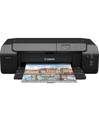 Canon imagePROGRAF Pro-310 13" Professional Wireless Inkjet Photo Printer, Bundle with Lucia PRO Ii Pfi-5100 10-Color Pigment Ink Pack, 50x Lu-101