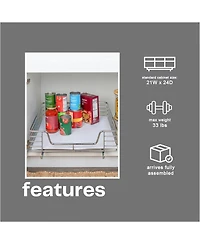Household Essentials Glidez Steel Pull-Out Storage Organize