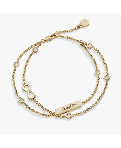 Alex and Ani Daughter Infinity Chain Double Strand Bracelet