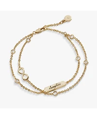 Alex and Ani Daughter Infinity Chain Double Strand Bracelet