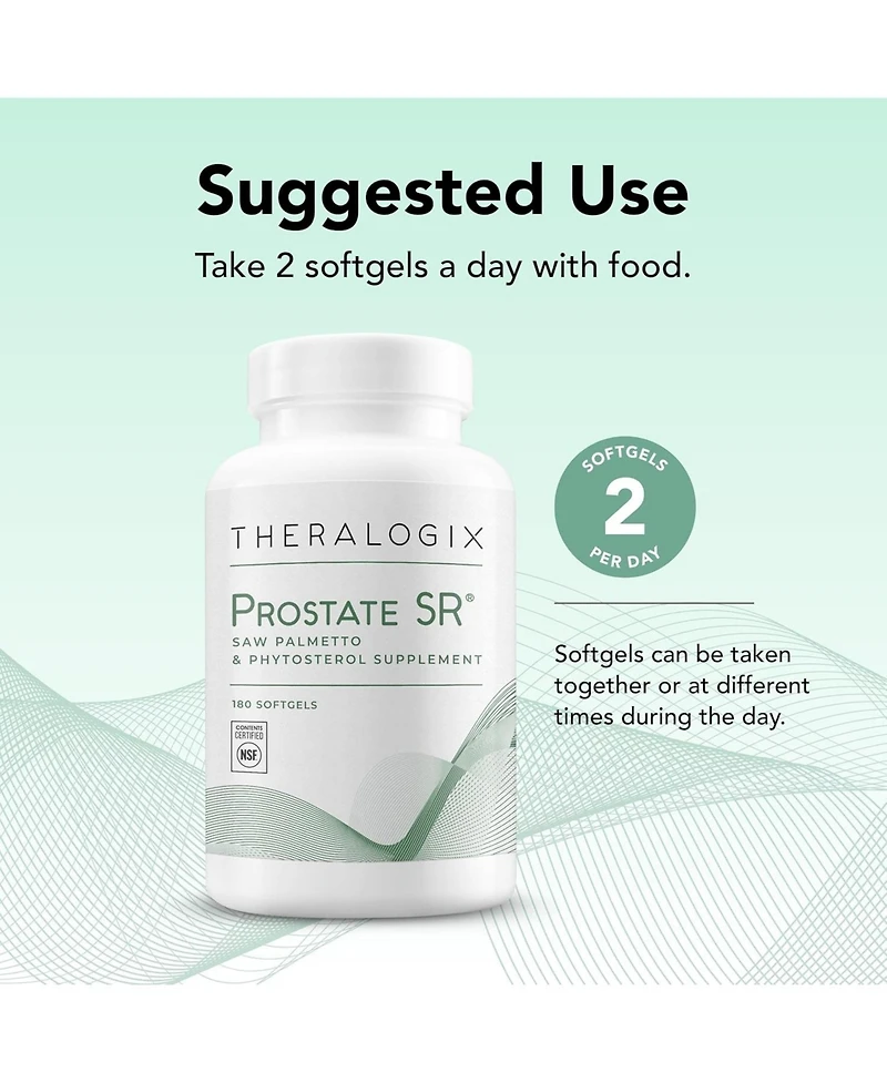 Theralogix Prostate Sr Saw Palmetto & Beta-Sitosterol Supplement