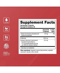 Theralogix TheraCran Max - Cranberry + D-Mannose Supplement for Men & Women - Urinary Tract Health Support - 90-Day Supply - Nsf Certified