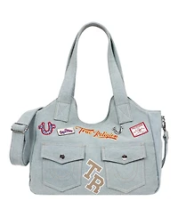 True Religion Agusto Multi Patch Soft Tote