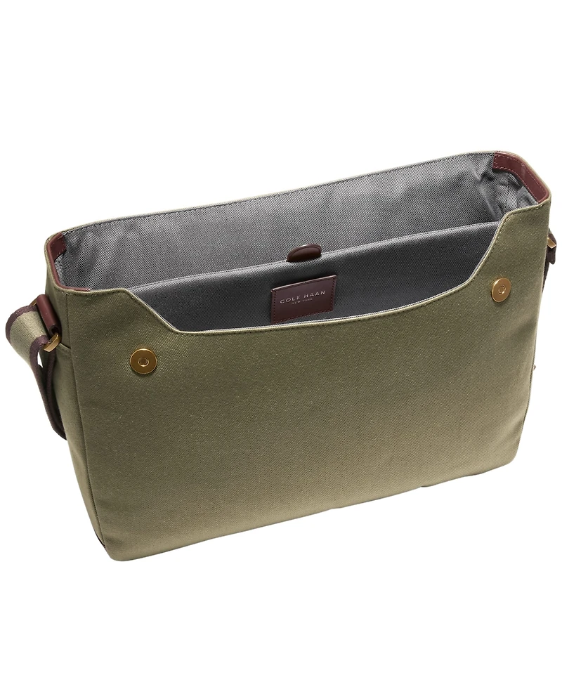 Cole Haan Men's Judson Brushed Twill Messenger Bag