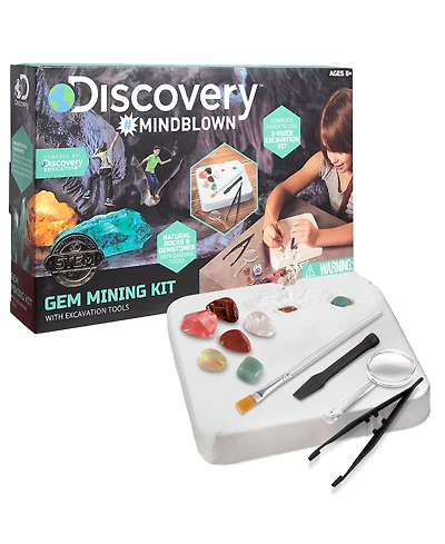 Discovery Kids Mindblown Gemstone Excavation Kit