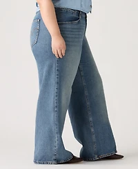 Levi's Plus Mid-Rise Wide-Leg Baggy Jeans