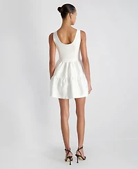 French Connection Women's Scoop Neck Mini Dress