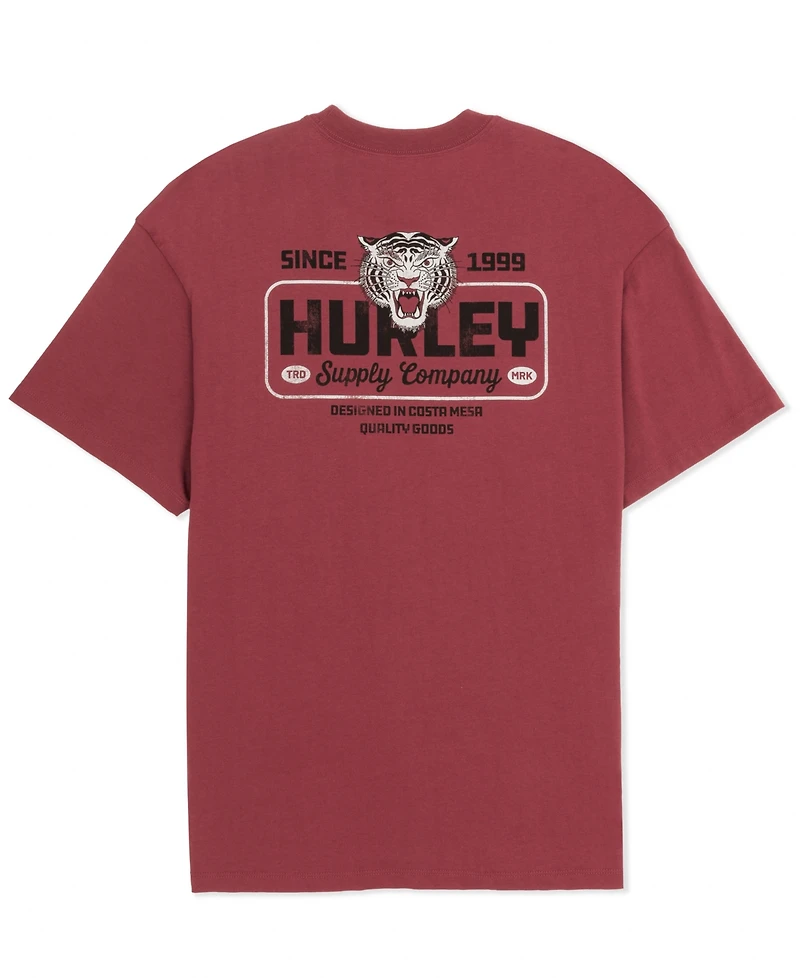 Hurley Men's Tiger Fast Garage Short-Sleeve T-Shirt