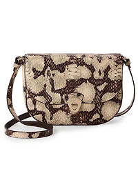 Brahmin Portia Mythos Feline Small Leather Crossbody Bag
