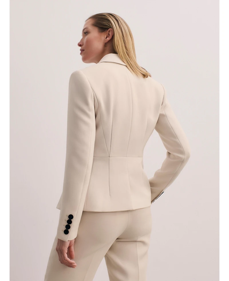 The Fold Women's Caselle Doppio Crepe Blazer