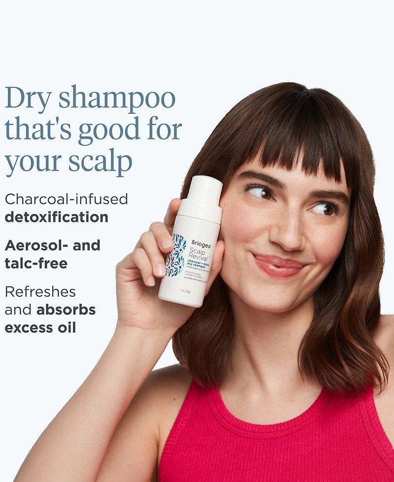 Briogeo Scalp Revival Charcoal + Biotin Dry Shampoo, 0.1 oz.