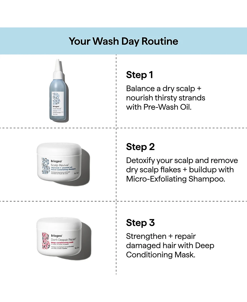 Briogeo Scalp Revival Charcoal + Coconut Oil Micro-Exfoliating Shampoo Jumbo, 32 oz.